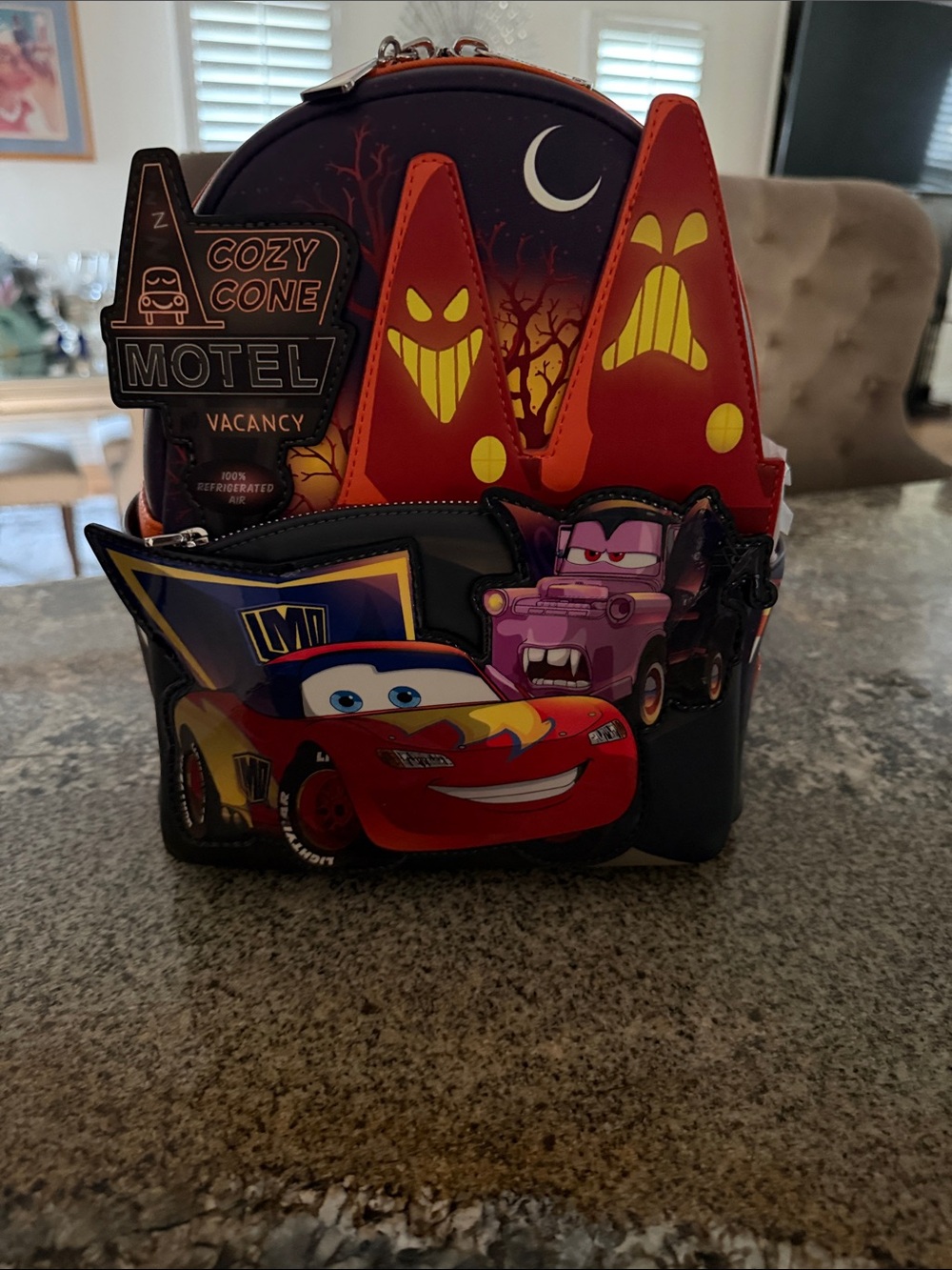 Loungefly Disney Pixar Cars  Halloween Costumes Glow-in-the-Dark Mini Backpack